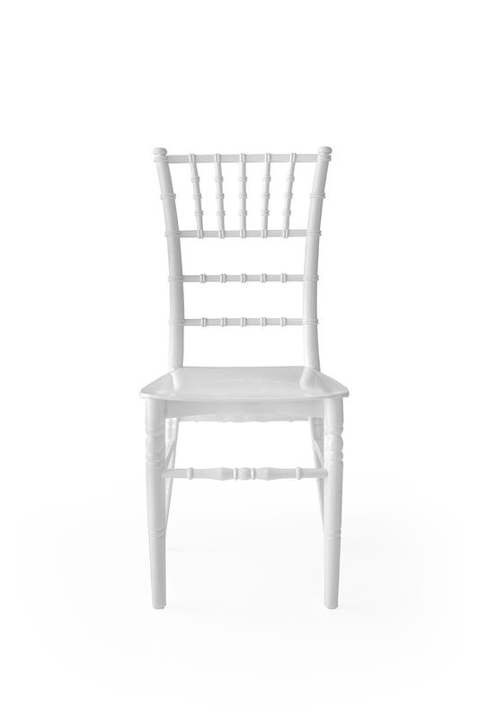 Sedia Chiavari modello Tiffany Bianco