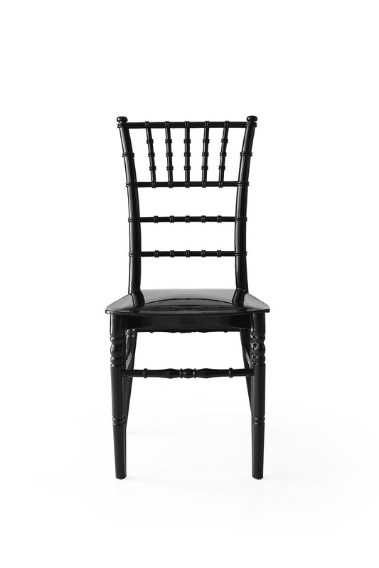 Sedia Chiavari modello Tiffany Nero
